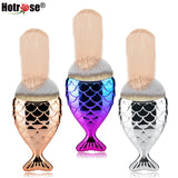 Hotrose Mermaid Foundation Makeup Brush Fish Shaped Powder Blusher