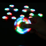 LED Light Fidget Spinner Finger ABS EDC Hand Spinner