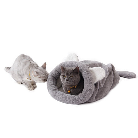 Cute Cat Sleeping Bag Warm Dog Cat Bed