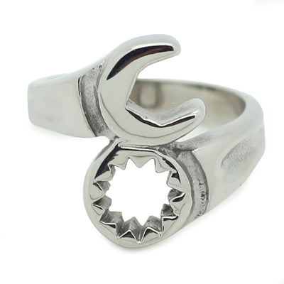 Wrench Stainless Steel Geometric Ring