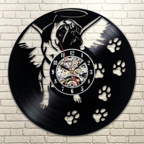 Chihuahua Cute Vinyl Record wall Clock Quartz Clock