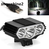 12000 Lm 3 x XML T6 LED 3 Modes Bicycle Lamp Bike Light Headlight Cycling Torch