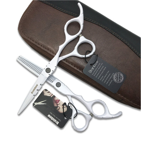 Brainbow 6.0 'Japan Hairdressing Scissors Hair Cutting Thinning Scissors Set Barber Shears