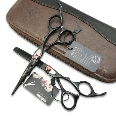 Brainbow 6.0 'Japan Hairdressing Scissors Hair Cutting Thinning Scissors Set Barber Shears