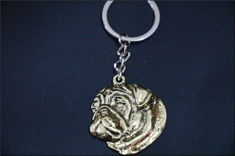 pug Keychain or necklace