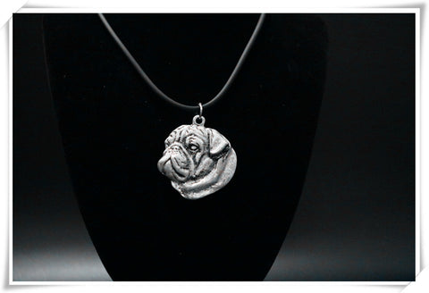 pug Keychain or necklace
