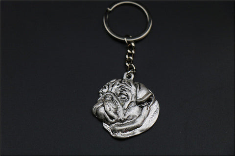 pug Keychain or necklace