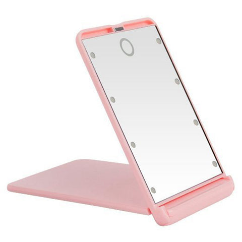 LED Touch Screen Makeup Mirror Professional Mirrors With 8 LED Lights 315 Rotating