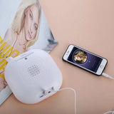 bluetooth speaker led table lamp multifunctional make up mirror rechargeable