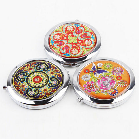 Mini Beauty pocket mirror portable double sides