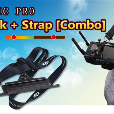 Shoulder Lanyard Strap Neck Belt Hang Buckle with Remote Control Sling Strap Bracket Hook Hanger for DJI Mavic PRO