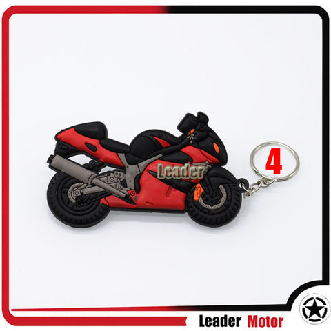 YAMAHA HONDA SUZUKI KAWASAKI HARLEY Z800 YZF-R6 Model Motorcycle Accessories Cool Rubber Keychain