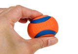 Pet Dog Rubber Pinball Two Balls And A Ball Packing Orange Rubber Resistance To Bite Molars Toys Pet
