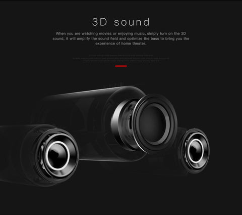 Bluedio US Wireless Home Audio Speaker System /Patented Three Drivers Bluetooth speakers with Mic& Deep Bass 3D Sound Effect