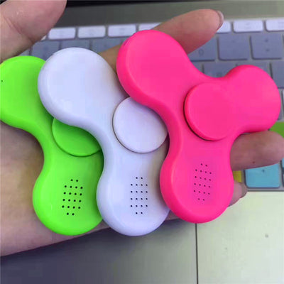 LED Bluetooth Speaker Music Fidget Spinner With USB Charge Cable