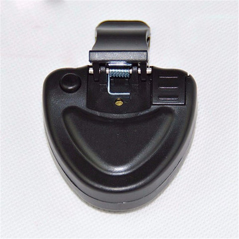 LED Light Fish Bite Black Sound-light Alarm Bell Clip On Fishing Rod