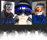 Ski goggles double layers UV400 anti-fog big ski mask glasses skiing men women snow