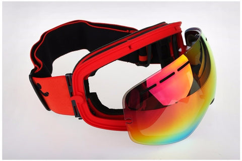 Ski goggles double layers UV400 anti-fog big ski mask glasses skiing men women snow