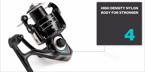 Mitchell AVOCET SILVER IV 1000 / 2000 / 4000 FD Spinning Fishing Reel 5+1BB Carp fishing Gear  Fishing reel