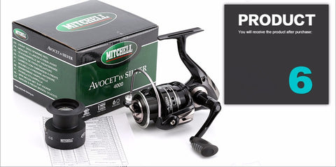 Mitchell AVOCET SILVER IV 1000 / 2000 / 4000 FD Spinning Fishing Reel 5+1BB Carp fishing Gear  Fishing reel