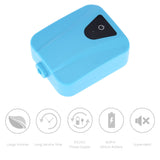 Durable Small Solar Powered/DC Charging Oxygenator Fishing Air Pump low noise