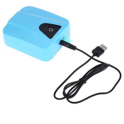 Durable Small Solar Powered/DC Charging Oxygenator Fishing Air Pump low noise