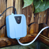 Durable Small Solar Powered/DC Charging Oxygenator Fishing Air Pump low noise