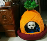 2 Size Creative Cute High-Grade Lovely Dog Lounger Pineapple Bed