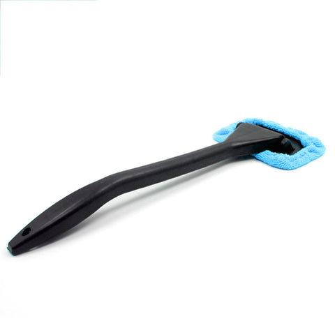 Microfiber Car Window Cleaner Long Handle Car Wash Brush Dust for Car Care Windshield Shine Towel Handy Eliminate Frost Dust