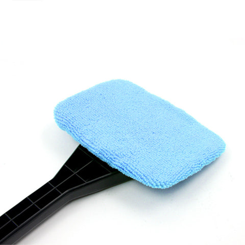Microfiber Car Window Cleaner Long Handle Car Wash Brush Dust for Car Care Windshield Shine Towel Handy Eliminate Frost Dust