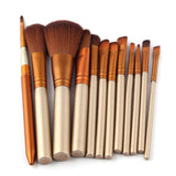 Professional 12 Pcs/lot Make Up Brushes Set Foundation Face&Eye Powder