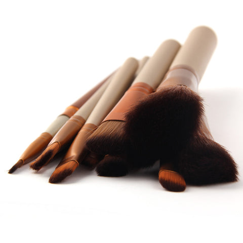Professional 12 Pcs/lot Make Up Brushes Set Foundation Face&Eye Powder