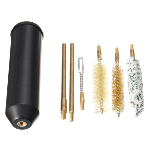7pcs/set for Pocket Size Pistol Cleaning Kit Hand Gun Rod Brush Professional gun cleaning tools for pistols cal.38/357/9mm