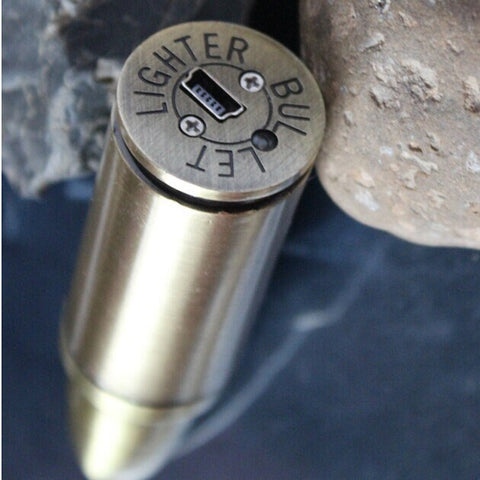 bullet USB charging lighter ultra-thin metal