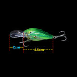 6.5cm 6.5g Multiple Baitfish Fishing Lure Fish Group Baits Hard Swimbait Glass Minnow Depth 2-5m