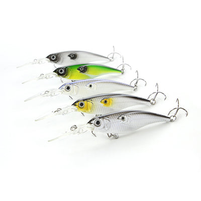 5 Color 4.1"/8.0g Realistic Group fish Minnow Fishing Lure Unique Body Texture Fish Bait Lifelike Wobbler Tackle