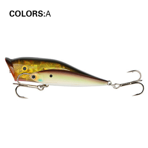 10cm 25.5g 1pcs Fishing Lure Popper Wobble Group Fishing Lure with VMC Hooks
