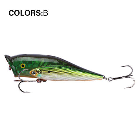 10cm 25.5g 1pcs Fishing Lure Popper Wobble Group Fishing Lure with VMC Hooks