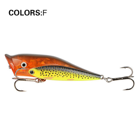 10cm 25.5g 1pcs Fishing Lure Popper Wobble Group Fishing Lure with VMC Hooks