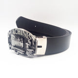 Mechinist belt buckle with belt