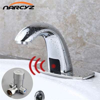 Hot & Cold Bathroom Automatic Touch Free Sensor Faucets