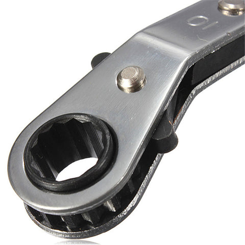 1Pc 10 x 12mm Metric Offset Ring Wrench Spanner Ratchet