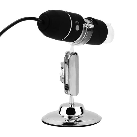 Newest 8 LED 1000X CMOS USB Digital Microscope Endoscope Camera Microscope Magnifier Video Camera Stand