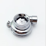 Turbo Keychain Car Parts Model Matte Sleeve Spinning Turbine Turbocharger with box (non Rechargeable)