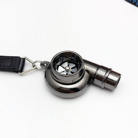 Turbo Keychain Real Whistle Sound Sleeve Bearing Spinning