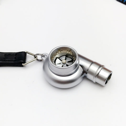 Turbo Keychain Real Whistle Sound Sleeve Bearing Spinning