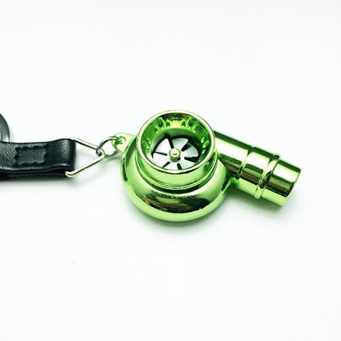 Turbo Keychain Real Whistle Sound Sleeve Bearing Spinning