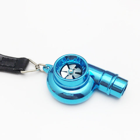Turbo Keychain Real Whistle Sound Sleeve Bearing Spinning