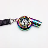 Turbo Keychain Real Whistle Sound Sleeve Bearing Spinning