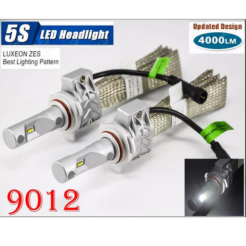 H4 9003 HB2 50w  8000lm For Philips Lumileds Car LED Headlight Kit H/L Dual Beam H7 H11 9005 9006 9012 H1 H3 single beam